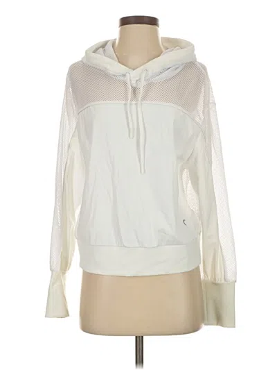 Pre-owned Zyia Active Sweatshirt In White