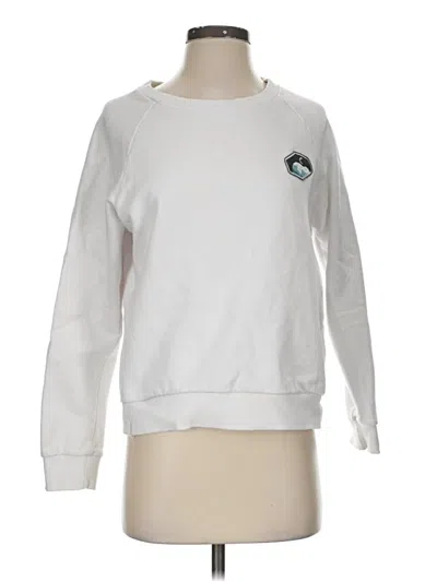 Pre-owned Zyia Active Sweatshirt In White