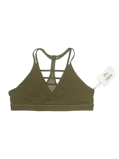 Pre-owned Zyia Active Swimsuit Top Green Swimwear