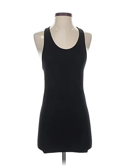 Pre-owned Zyia Active Tank Top Black Halter Neckline Tops