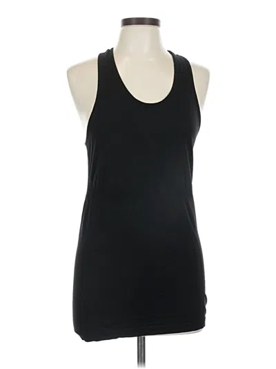 Pre-owned Zyia Active Tank Top Black Halter Neckline Tops