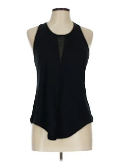 Pre-owned Zyia Active Tank Top Black Halter Neckline Tops