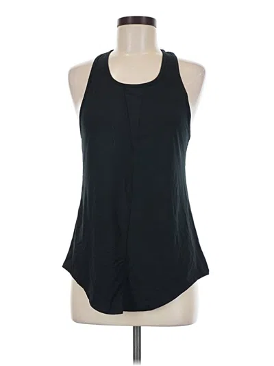 Pre-owned Zyia Active Tank Top Black Halter Neckline Tops