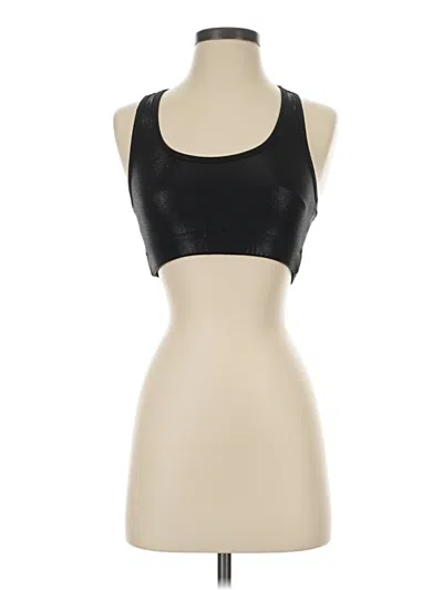 Pre-owned Zyia Active Tank Top Black Halter Neckline Tops