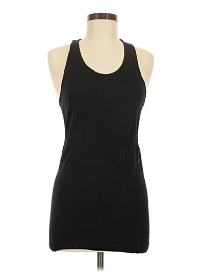Pre-owned Zyia Active Tank Top Black Halter Neckline Tops