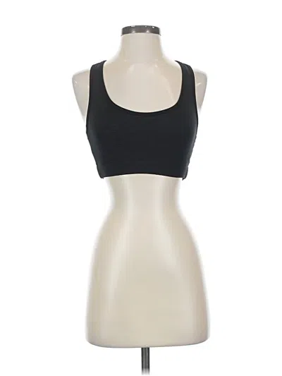 Pre-owned Zyia Active Tank Top Black Strapless Neckline Tops