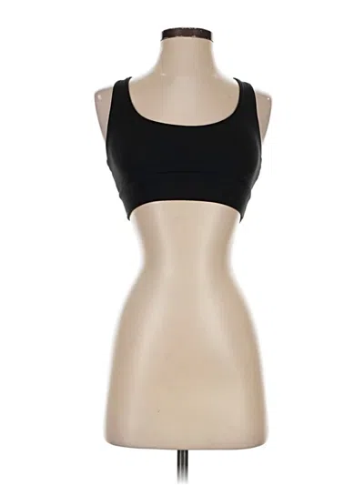 Pre-owned Zyia Active Tank Top Black Strapless Neckline Tops