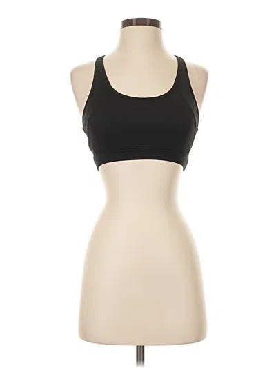 Pre-owned Zyia Active Tank Top Black Strapless Neckline Tops