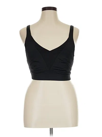 Pre-owned Zyia Active Tank Top Black Strapless Neckline Tops