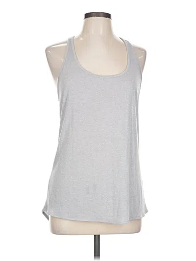 Pre-owned Zyia Active Tank Top Gray Halter Neckline Tops