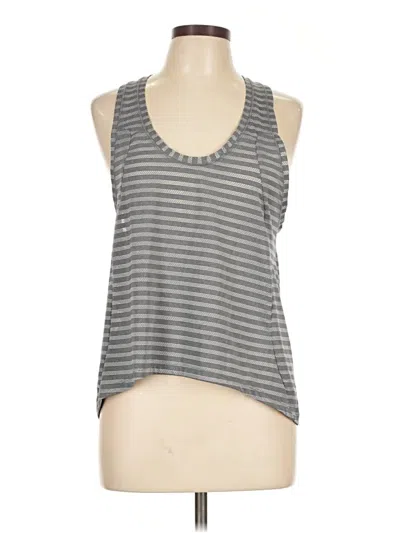 Pre-owned Zyia Active Tank Top Gray Halter Neckline Tops