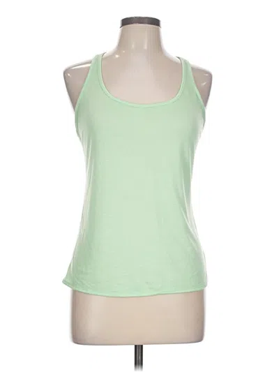Pre-owned Zyia Active Tank Top Green Halter Neckline Tops