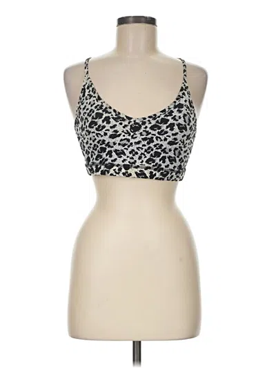 Pre-owned Zyia Active Tank Top Ivory Strapless Neckline Tops