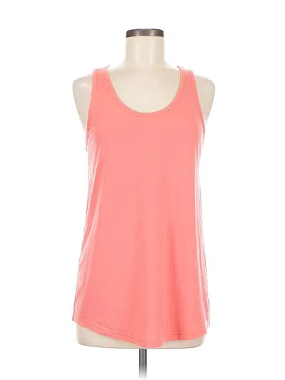 Pre-owned Zyia Active Tank Top Pink Halter Neckline Tops