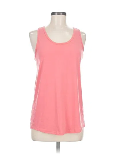 Pre-owned Zyia Active Tank Top Pink Halter Neckline Tops