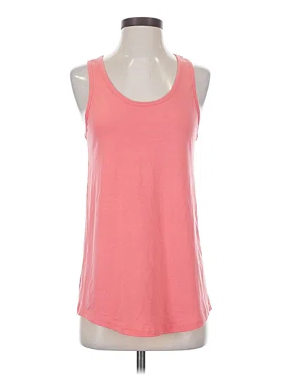 Pre-owned Zyia Active Tank Top Pink Halter Neckline Tops