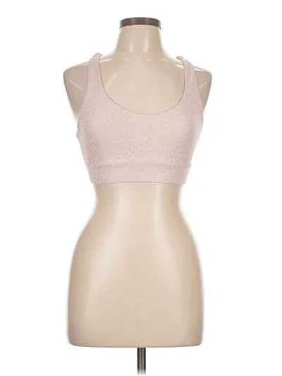 Pre-owned Zyia Active Tank Top Pink Halter Neckline Tops