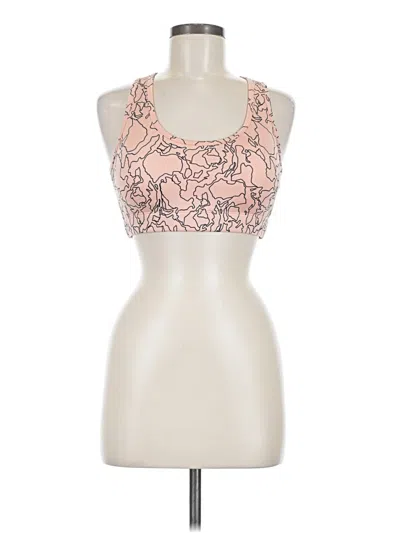Pre-owned Zyia Active Tank Top Pink Halter Neckline Tops