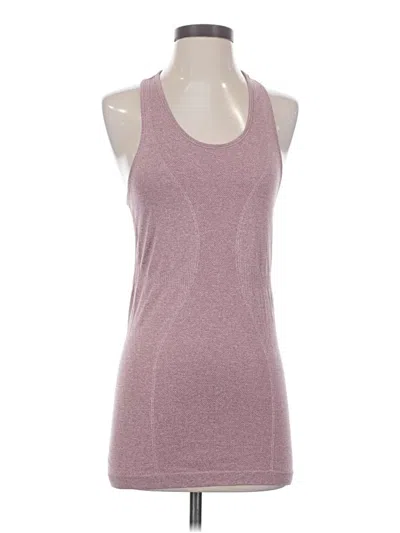 Pre-owned Zyia Active Tank Top Pink Halter Neckline Tops