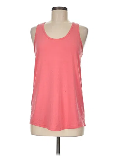 Pre-owned Zyia Active Tank Top Pink Halter Neckline Tops
