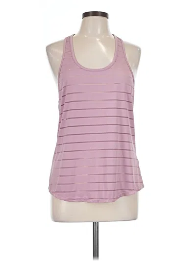 Pre-owned Zyia Active Tank Top Pink Halter Neckline Tops