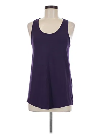 Pre-owned Zyia Active Tank Top Purple Halter Neckline Tops