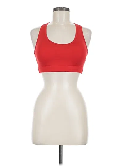 Pre-owned Zyia Active Tank Top Red Halter Neckline Tops