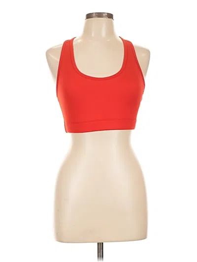 Pre-owned Zyia Active Tank Top Red Halter Neckline Tops