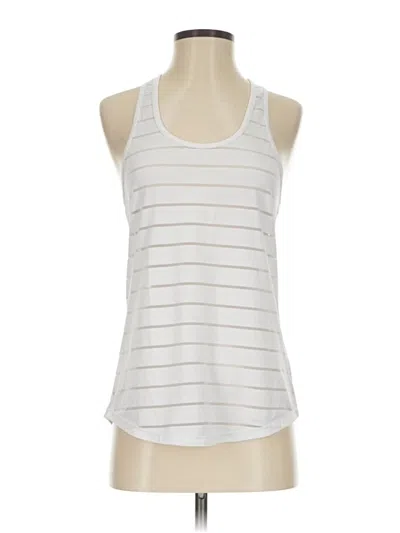 Pre-owned Zyia Active Tank Top Silver Halter Neckline Tops