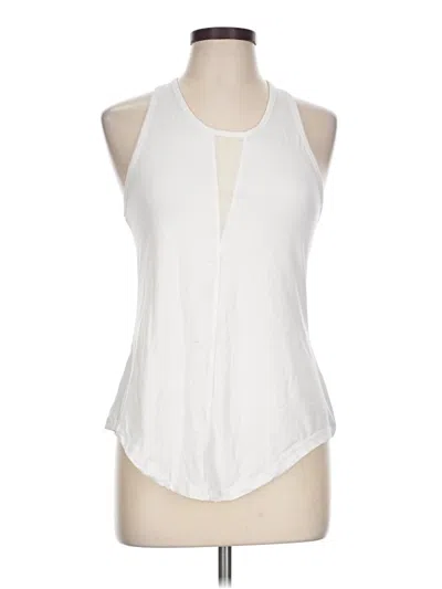 Pre-owned Zyia Active Tank Top White Halter Neckline Tops