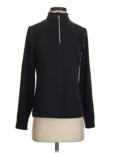 Pre-owned Zyia Active Track Jacket In Black