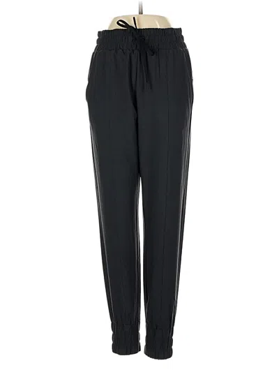 Pre-owned Zyia Active Track Pants In Black