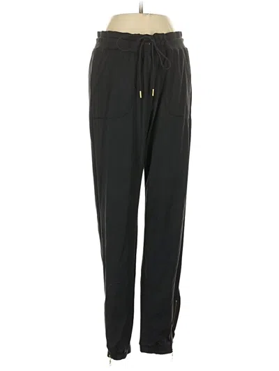 Pre-owned Zyia Active Track Pants In Black