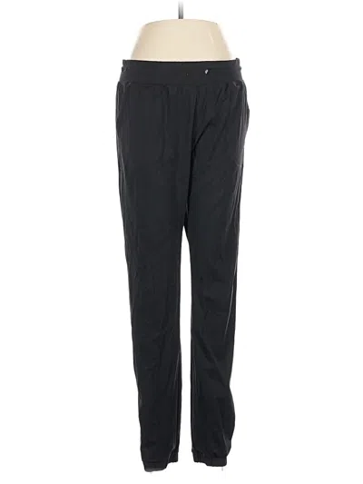 Pre-owned Zyia Active Track Pants In Black