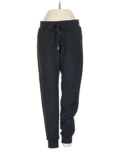 Pre-owned Zyia Active Track Pants In Black