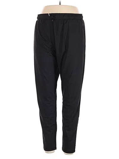 Pre-owned Zyia Active Track Pants In Black