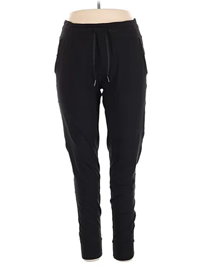 Pre-owned Zyia Active Track Pants In Black