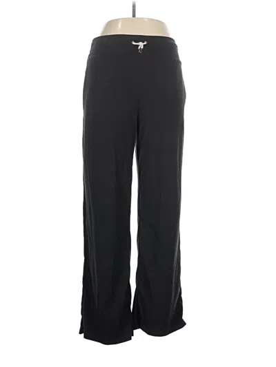 Pre-owned Zyia Active Track Pants In Black