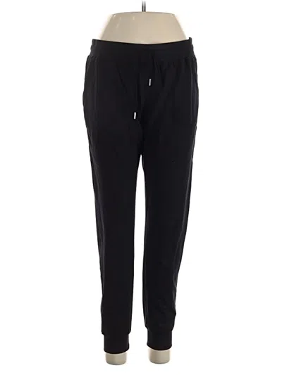 Pre-owned Zyia Active Track Pants In Black