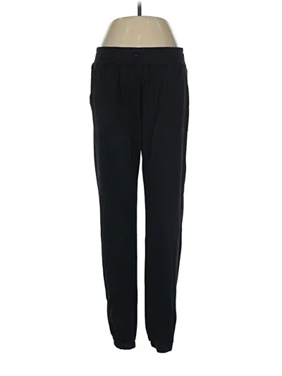 Pre-owned Zyia Active Track Pants In Black