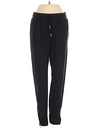 Pre-owned Zyia Active Track Pants In Black