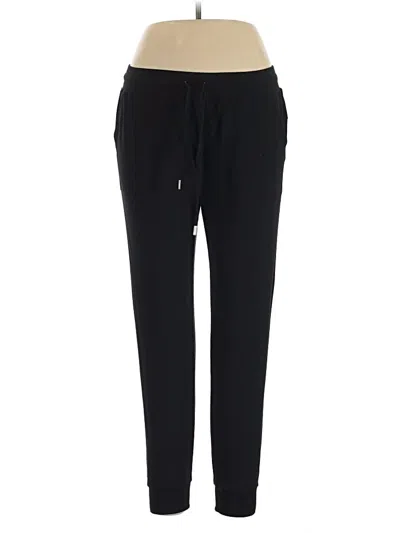 Pre-owned Zyia Active Track Pants In Black