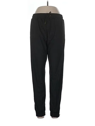 Pre-owned Zyia Active Track Pants In Black