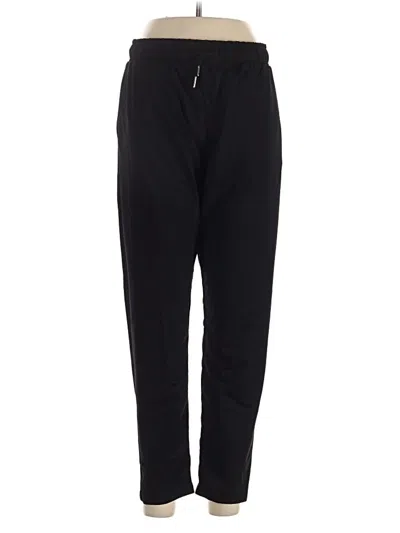 Pre-owned Zyia Active Track Pants In Black
