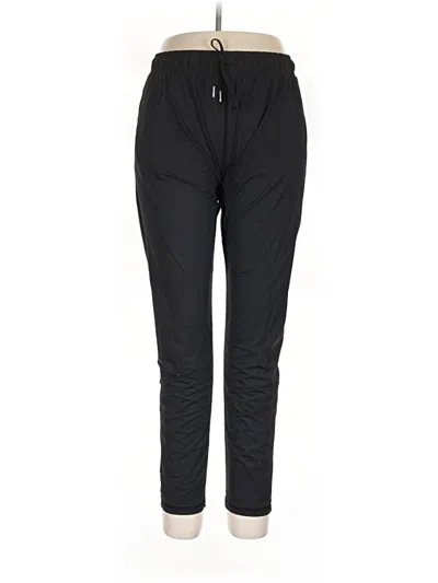Pre-owned Zyia Active Track Pants In Black