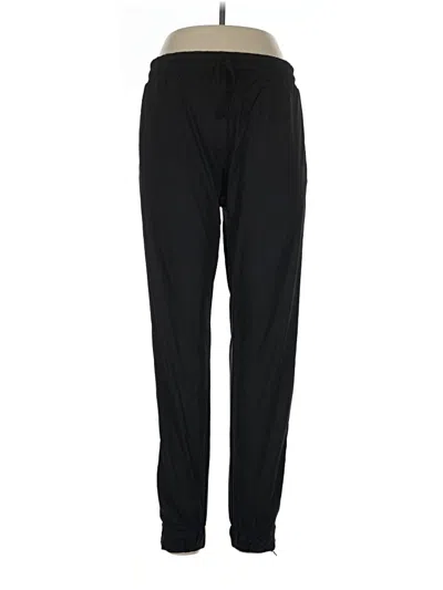 Pre-owned Zyia Active Track Pants In Black