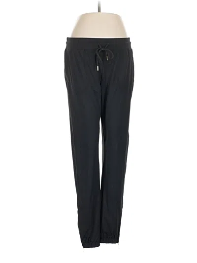 Pre-owned Zyia Active Track Pants In Black