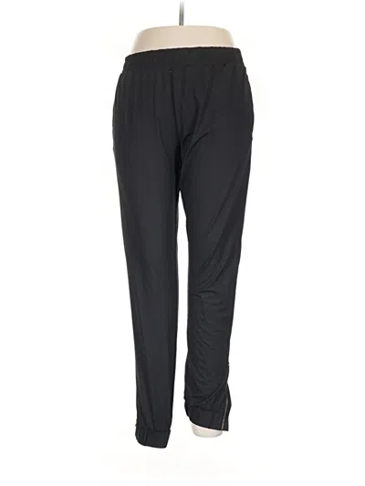Pre-owned Zyia Active Track Pants In Black