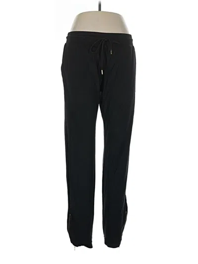 Pre-owned Zyia Active Track Pants In Black
