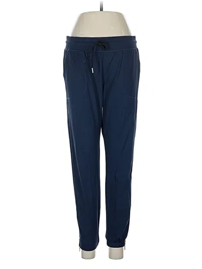 Pre-owned Zyia Active Track Pants In Blue